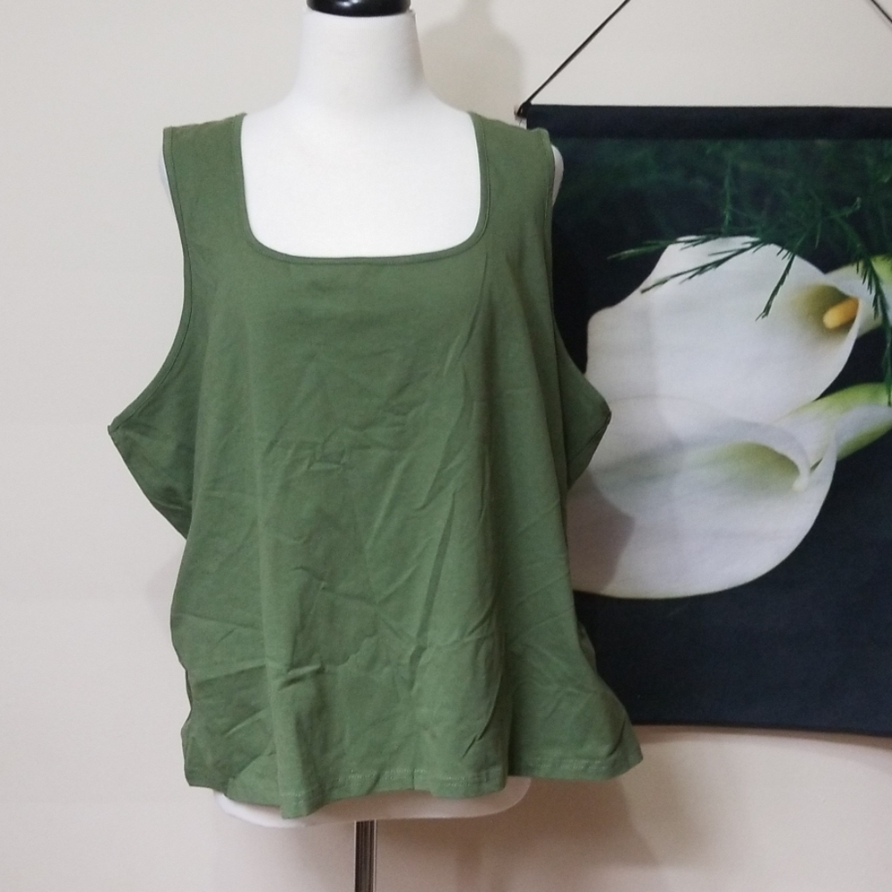 Venus Square Neck High Low Tank Top